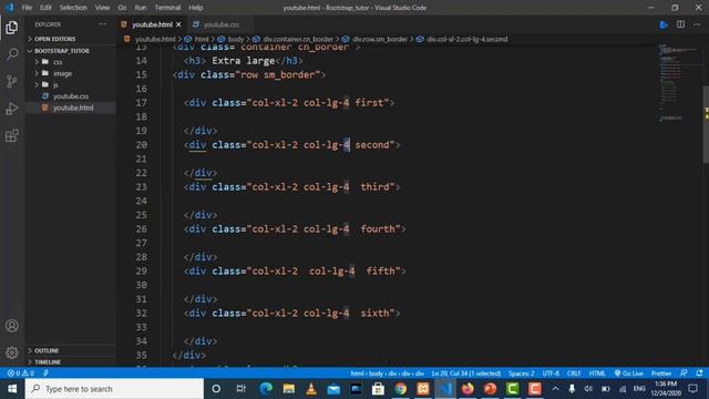 Grid System Break Points in Bootstrap (Hindi + Urdu) part 2 смотреть онлайн
