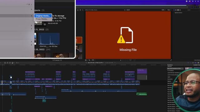 How to Fix Missing File Error in Final Cut Pro X смотреть онлайн