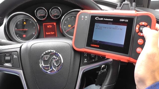 Launch CRP123 Vauxhall Opel ABS Warning Symbol Light Reset смотреть онлайн