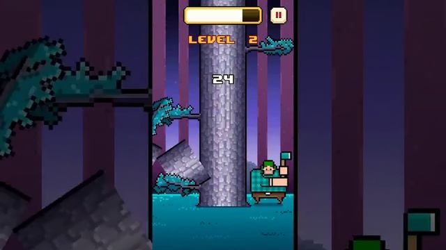 Решил потренировать реакцию в игре Timberman!!! смотреть онлайн