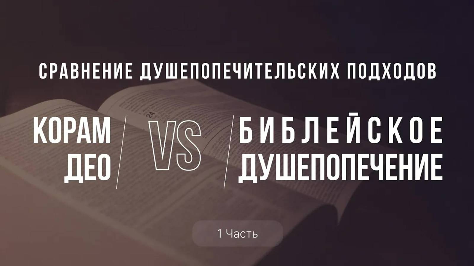 01 - Сравнение душепопечительских подходов ｜ Часть 1 ｜ Алексей Прокопенко смотреть онлайн