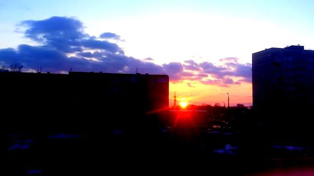Таймлапс Закат / TimeLapse Sunset