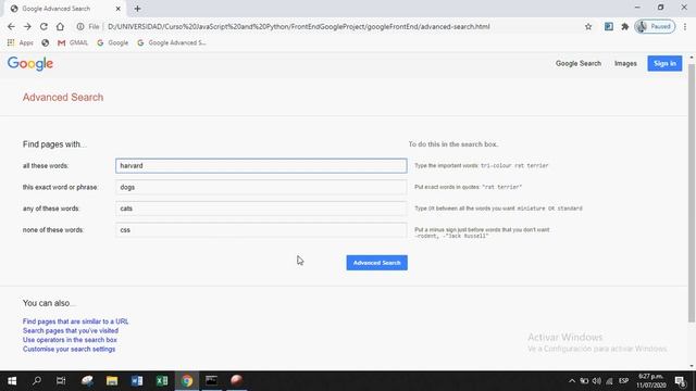 Google's front-end. Project 0 - CS50’s Web Programming with Python and JavaScript 2020 - Search смотреть онлайн