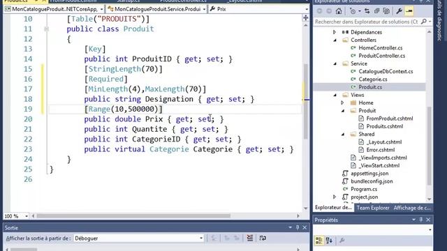Part 2 Asp Dot Net Core MVC 6 avec Entity Framework смотреть онлайн