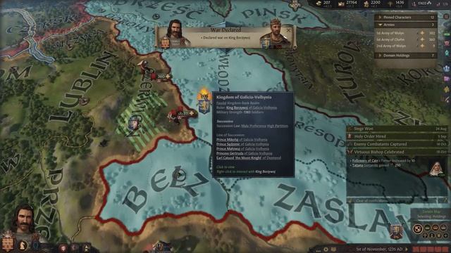 [11] Crusader Kings III Roleplay - Undead Legions Summoned and Fall of Constantinople! (Wallachia) смотреть онлайн