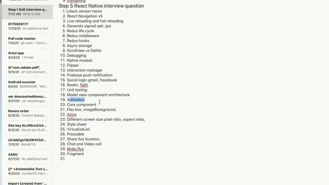 React Native Interview Questions 2-3 year experience developer смотреть онлайн