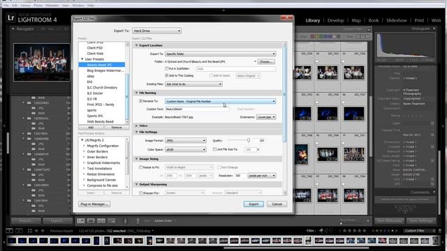 Lightroom 4 Tutorial - Exporting Your Photos Out Of LR