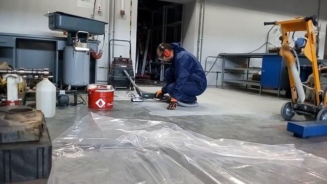 Шлифовка бетона - Технополимер смотреть онлайн