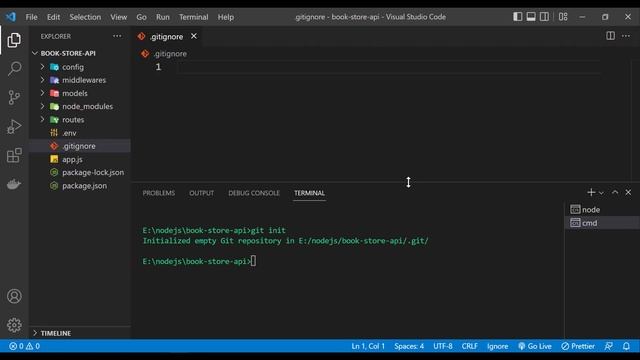 Node JS API : #34 - Git Repository смотреть онлайн