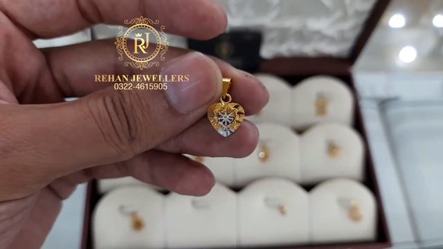 Gold Light Weight Locket Starting From Just 4000rs # 21 Karat Gold Full Grantee #