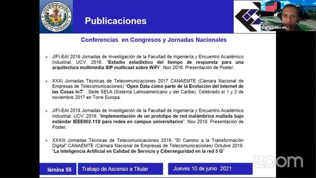 Trabajo de Ascenso a Titular Prof Carlos Moreno Universidad Central de Venezuela смотреть онлайн