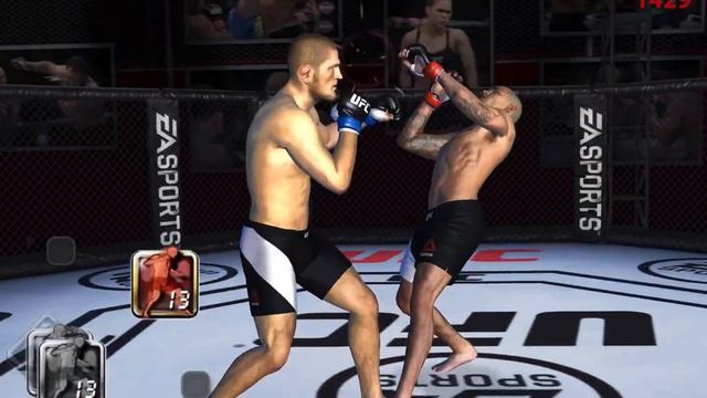Карьера за Хабиба Нурмагомедова в UFC MOBILE (часть 1) смотреть онлайн