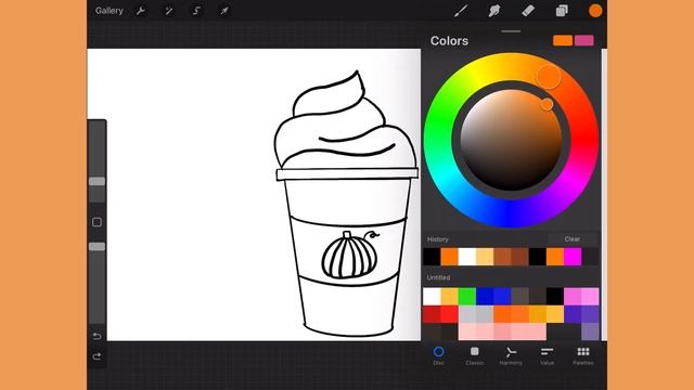 How to Draw Pumpkin Spice Latte (Easy) смотреть онлайн
