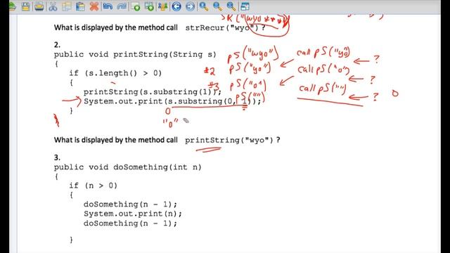 Java Tracing Recursion Worksheet #2 смотреть онлайн