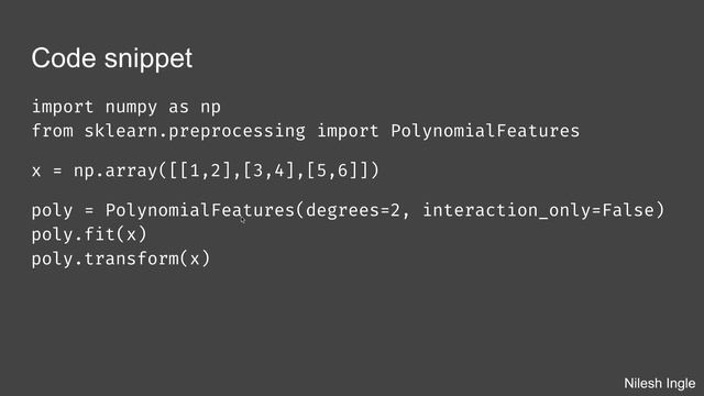 #24: Scikit-learn 21: Preprocessing 21: Polynomial features смотреть онлайн