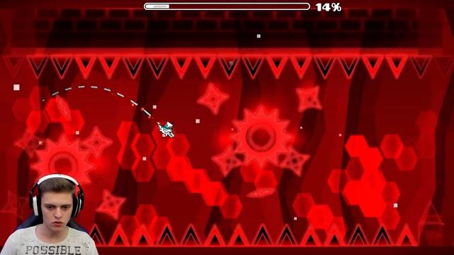 ВРЕМЯ ПОЩЕКОТАТЬ НЕРВЫ! Red World Rebirth! Geometry Dash [110] смотреть онлайн