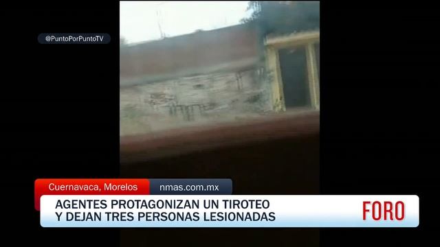 Balacera en Cuernavaca, Morelos, deja tres heridos - A Las Tres смотреть онлайн