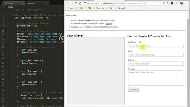PHP ContactForm смотреть онлайн