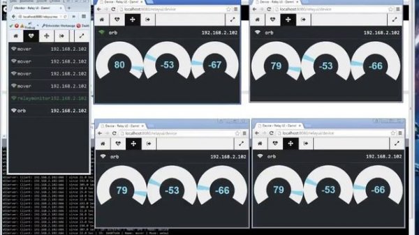 Multiple Controls, WebSocket, Java Server, Web Client