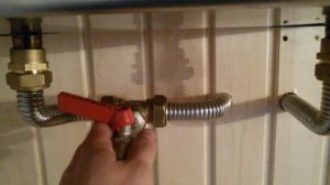 подключение выносного бака для горячей воды в бане  ч3 Испытание