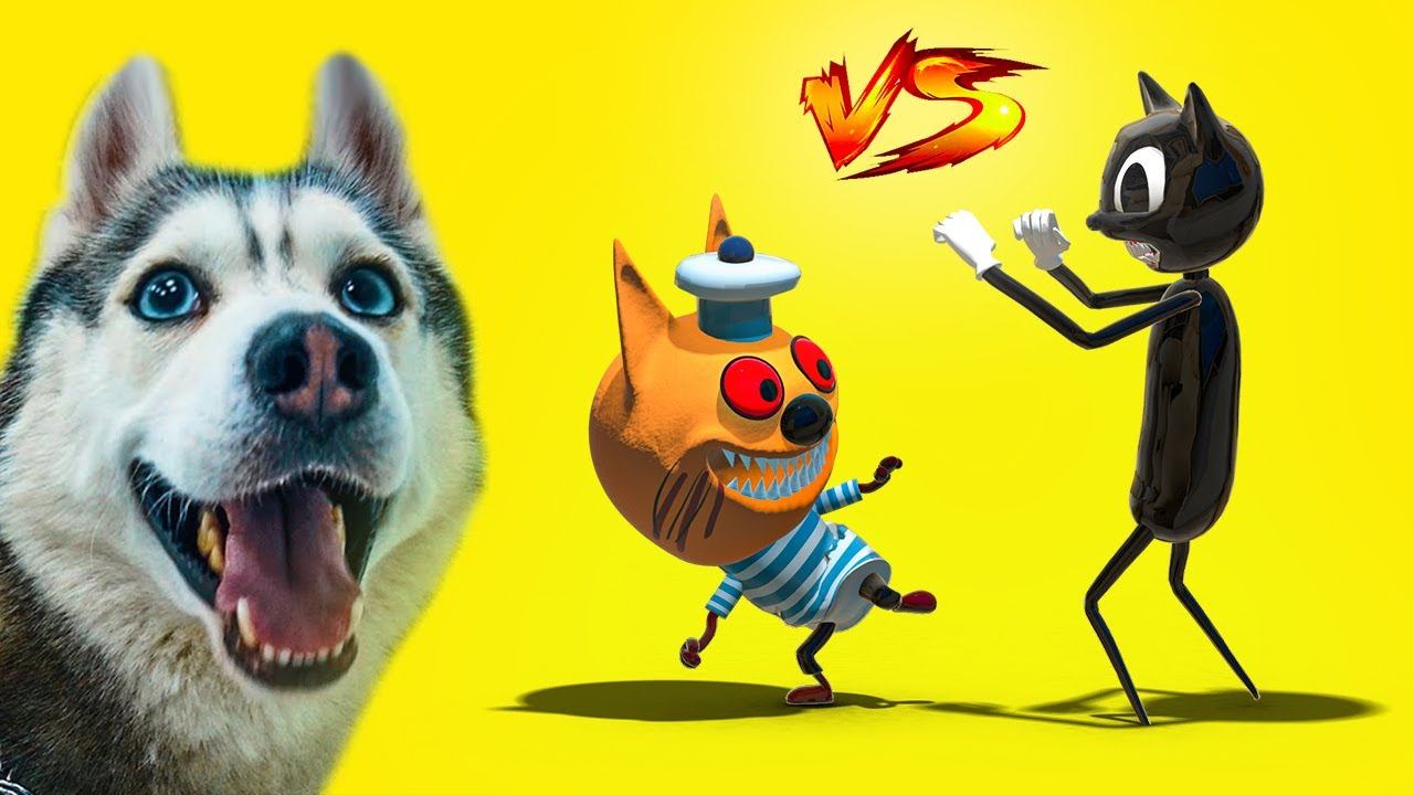 ФИНАЛЬНАЯ БИТВА ТРИ КОТА VS КАРТУН КЭТ!! **все серии** Хаски Бандит Говорящая собака смотреть онлайн