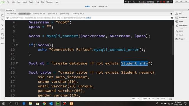 PHP lecture 8 - Insert Record, Require, Include, Require_Once смотреть онлайн