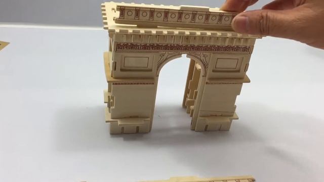DIY Miniature TRIUMPHAL ARCH ~ Woodcraft Construction Kit смотреть онлайн