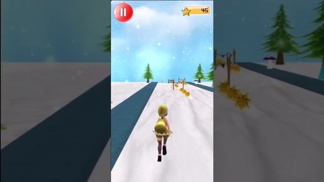 Christmas Santa Run Game #shorts смотреть онлайн