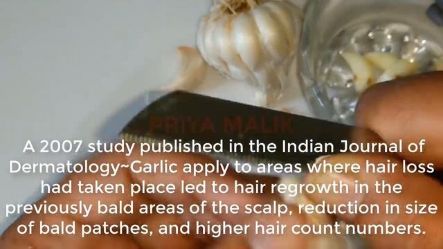 HOMEMADE GARLIC HAIR OIL FOR HAIR GROWTH ~ GET THICK HAIR, LONG HAIR, HEALTHY HAIR | PRIYA MALIK