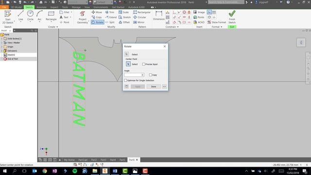 Inventor 10 - Adding 3D Text смотреть онлайн