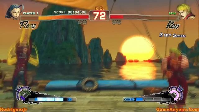 Super Street Fighter IV Arcade Mode (Rose Pt. 1/3) смотреть онлайн