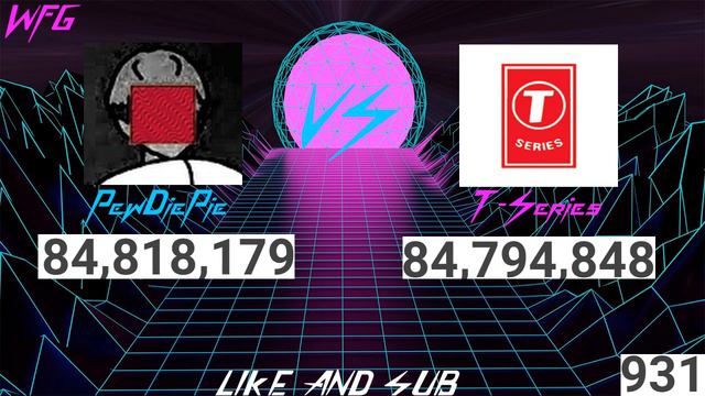 🔥 PewDiePie VS T-Series LIVE SUB COUNT// ПьюДиПай против Т-Сериес 🔥