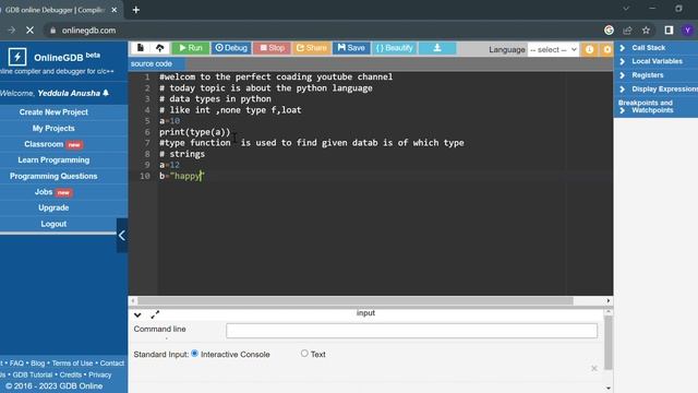 GDB online Debugger Compiler Code, Compile, Run, Debug online C, C++ Google Chrome 2023 06 09 смотреть онлайн