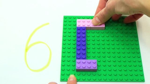 Учим цифры Собираем цифры из конструктора Развивающее видео для малышей смотреть онлайн