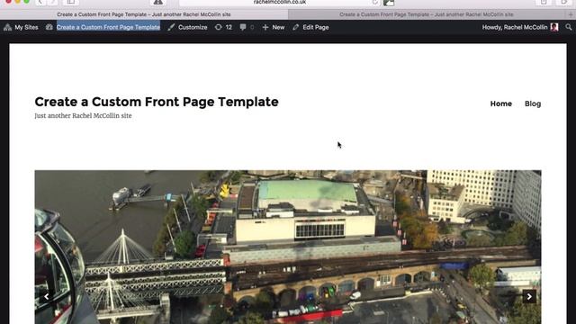 Create a Custom Front Page With a WordPress Theme Template: Introduction смотреть онлайн