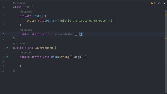 Java Program to Implement Private Constructors | Java Examples смотреть онлайн