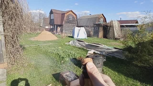 Стрельба шампанским по бане! (2021.05.01_16:30:14)