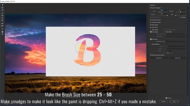 How to Make Paint Text Effect - Photoshop Tutorial Typography смотреть онлайн