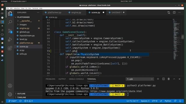 Python and Pygame Platform Game Part 25 - Physics and Animation Systems смотреть онлайн