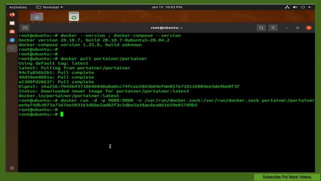 How To install Portainer ( Docker UI Manager ) On Ubuntu 20.04 смотреть онлайн