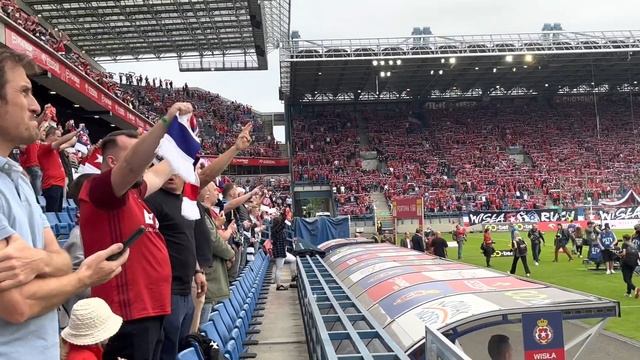 Going to a football game at Wisła KRAKOW is awesome, but sad they lost смотреть онлайн