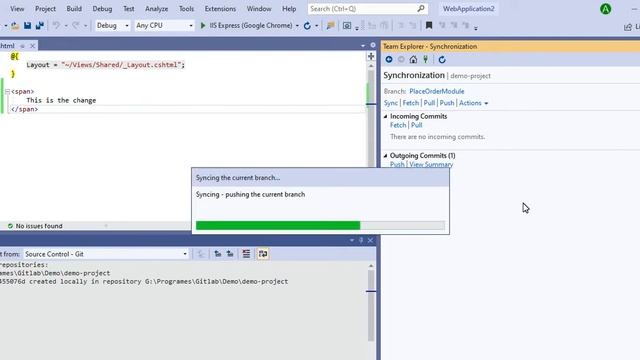 Working on GITLAB using VISUAL STUDIO смотреть онлайн