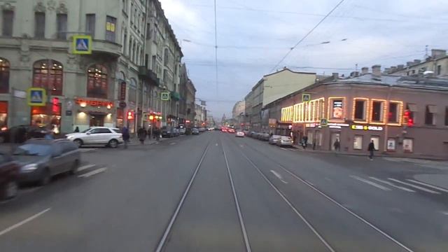 Трамвай Санкт-Петербурга 8-320: 71-623-02 (УКВЗ) б.7501 по №3 (24.04.18) смотреть онлайн