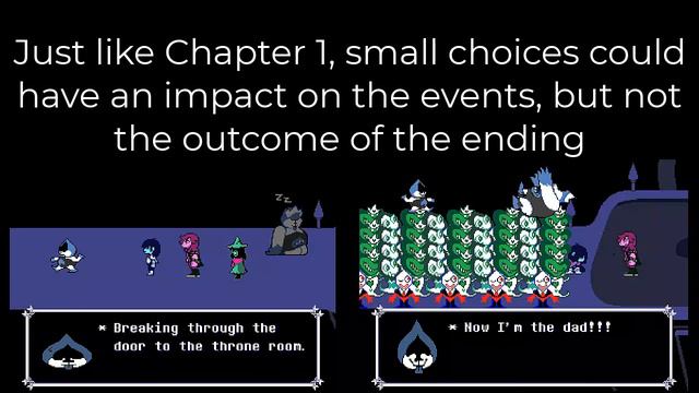 Deltarune Chapter 3 will have 4, no 3, no 3.5, but also 3 but 6 but one is smaller... Somethings смотреть онлайн