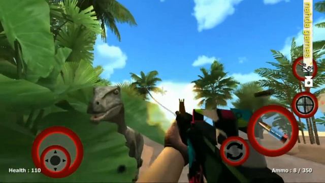 dinosaur hunting adventure - dino bloody island game #2 смотреть онлайн