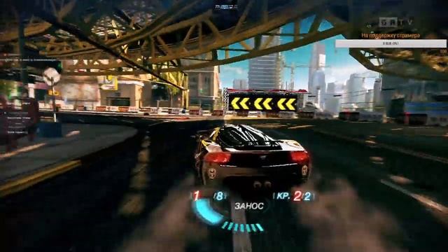 Стрим прохождение игры Split Second: Velocity # 1 смотреть онлайн