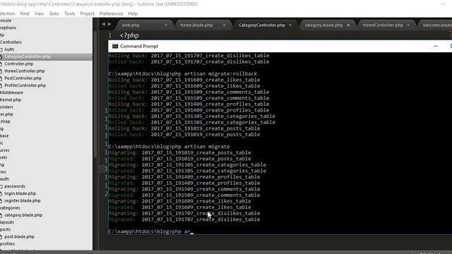 Laravel 5.4 Blog Tutorial Part-6 - Creating Post Categories смотреть онлайн