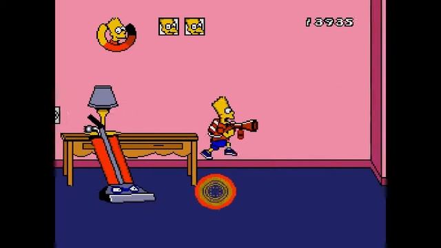 The Simpsons: Bart's Nightmare ... (Sega Genesis) Gameplay смотреть онлайн