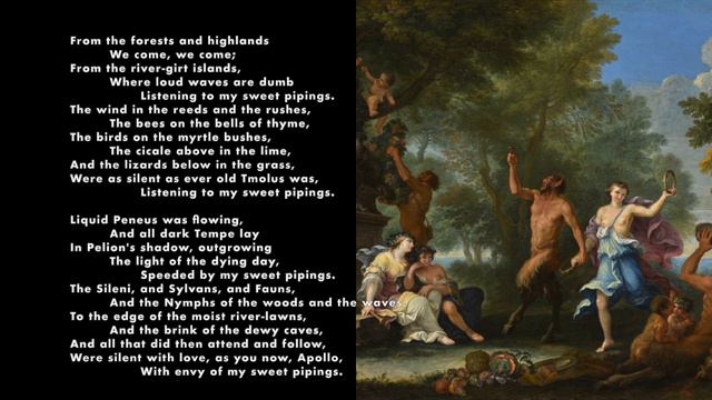 Percy Shelley, Hymn to Pan смотреть онлайн