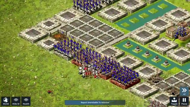 Stronghold Kingdoms Battle Replay: 118 attacking troops vs. 400 defending troops смотреть онлайн